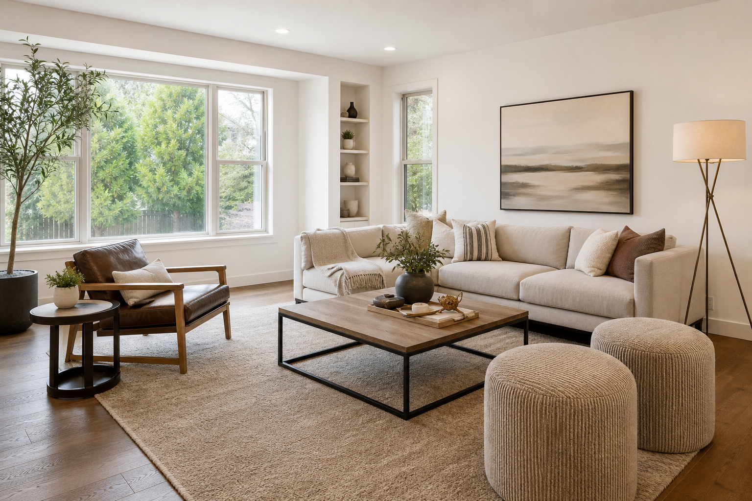 Living room of the featured property